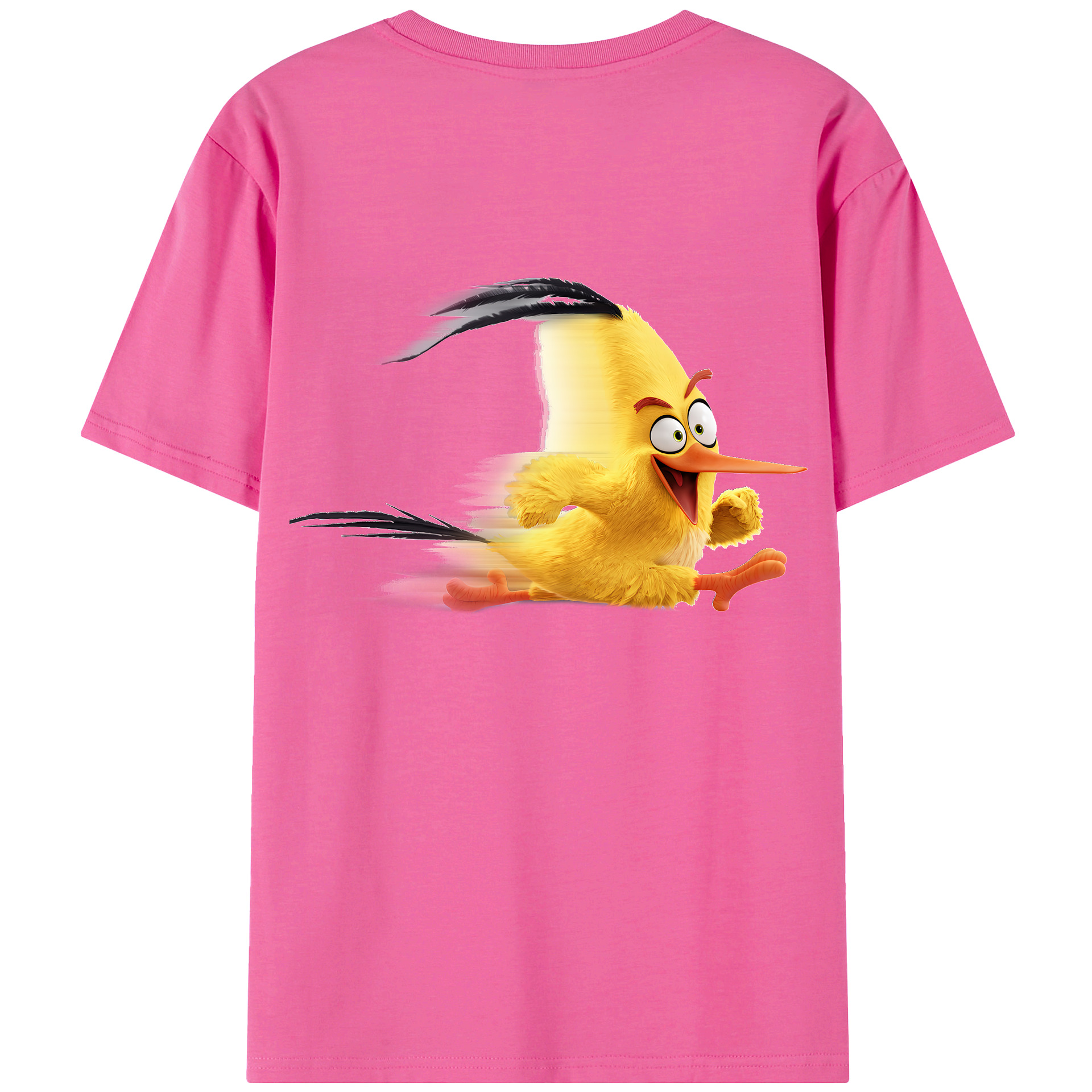 （画像用） Angry Birds アングリーバード レディース半袖Tシャツ(バックプリント)